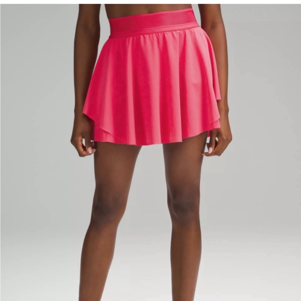 Iululemon court rival hr skirt long size 4